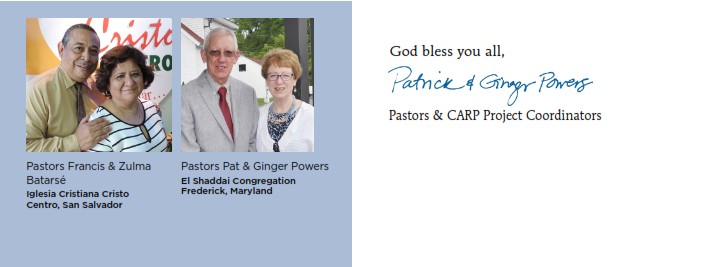 Pastors & CARP Project Coordinators